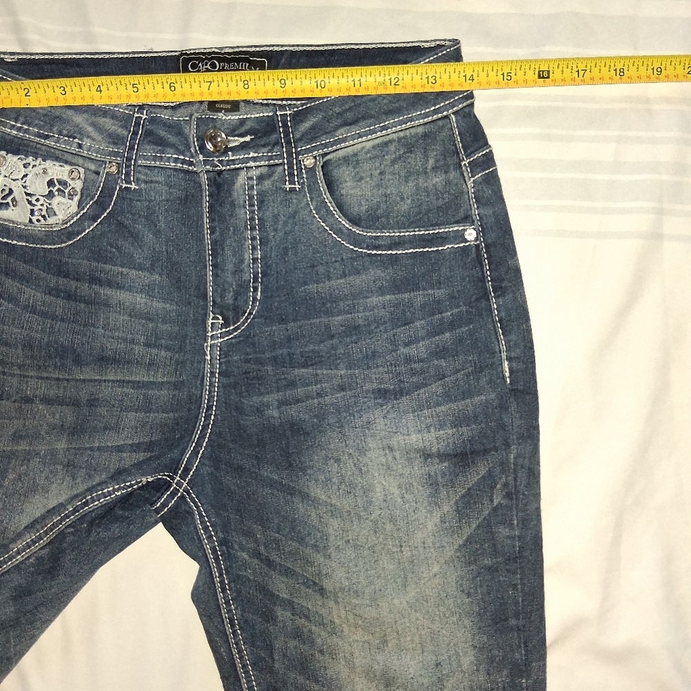 CATO premium Classic Blue Boot Cut Women's Jeans Size  8 - Picture 15 of 16